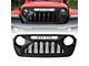 American Modified Demon Grille with White 5 Star Lights Bar (18-24 Jeep Wrangler JL)