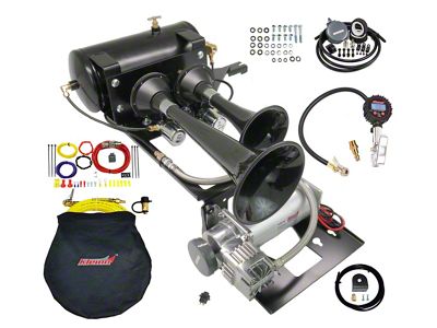 Direct Fit Onboard Air System and Model 220 Dual Train Horn (97-06 Jeep Wrangler TJ)