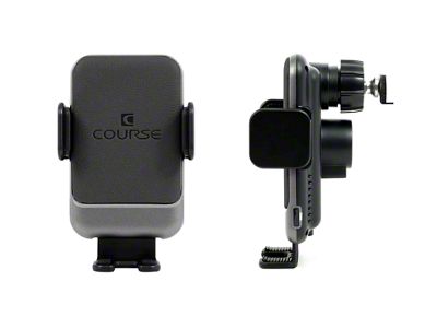 Direct Fit Phone Mount with Non-Charging Manual Closing Cradle Head; Left or Right Side (07-10 Jeep Wrangler JK)