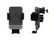 Direct Fit Phone Mount with Charging Auto Closing Cradle Head; Black; Left and Right Side (07-10 Jeep Wrangler JK)