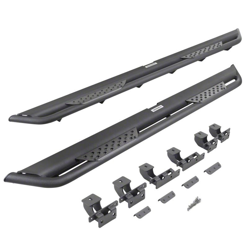 Go Rhino Jeep Wrangler Dominator Xtreme DT Side Step Bars; Textured ...