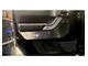 Door Guards with Jeep Logo Inlay; Front; White Carbon Fiber (07-18 Jeep Wrangler JK)