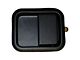 Door Handle; Black; Driver Side (97-06 Jeep Wrangler TJ w/ Full Steel Doors)