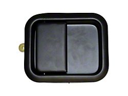 Door Handle; Black; Passenger Side (97-06 Jeep Wrangler TJ w/ Full Steel Doors)