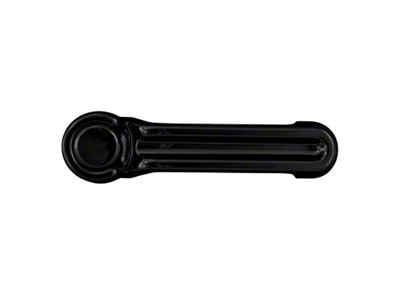 Door Handle Covers; Gloss Black ABS (07-18 Jeep Wrangler JK 2-Door)