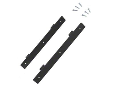 Door Keepers; Black (07-24 Jeep Wrangler JK & JL)