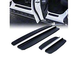 Door Sill Guards; Black (18-25 Jeep Wrangler JL 4-Door)