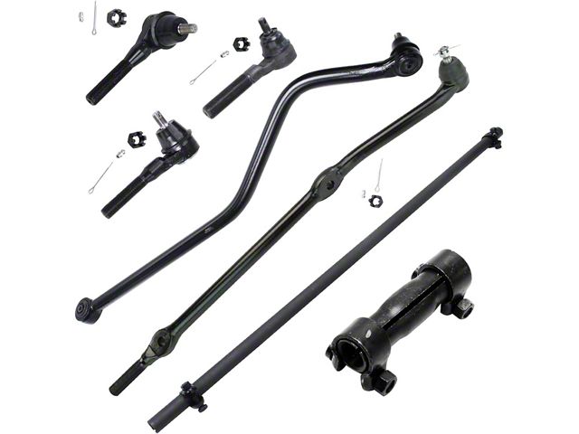 Drag Link with Tie Rods and Track Bar (97-06 Jeep Wrangler TJ)