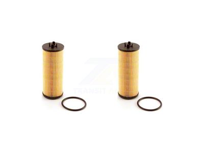 Engine Oil Filter; 2-Pack (12-13 3.6L Jeep Wrangler JK)