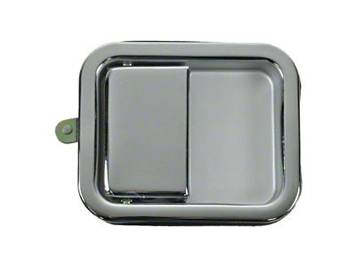 Exterior Door Handle; Driver Side; Chrome (81-86 Jeep CJ7; 87-93 Jeep Wrangler YJ w/ Full Doors)