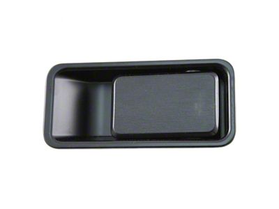 Exterior Door Handle; Passenger Side; Black (87-06 Jeep Wrangler YJ & TJ w/ Half Doors)