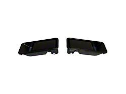 Exterior Door Handles; Black (87-06 Jeep Wrangler YJ & TJ w/ Half Doors)