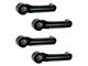 Exterior Door Handles; Front and Rear; Textured Black (07-12 Jeep Wrangler JK)