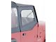 Factory Replacement Half Door Skins; Black Denim (87-95 Jeep Wrangler YJ)