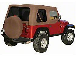 Factory Replacement Soft Top with Tinted Windows; Khaki Diamond (97-06 Jeep Wrangler TJ w/ Half Doors, Excluding Unlimited)