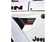 Flag Fender Vent Premium Wrap Decal; Thin Red Line (18-24 Jeep Wrangler JL)