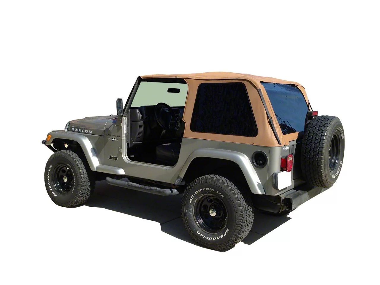 Frameless Trail Top Soft Top; Spice Denim (97-06 Jeep Wrangler TJ