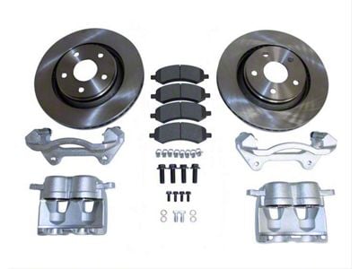 Front Big Brake Kit with 13-Inch Vented Rotors (07-18 Jeep Wrangler JK)