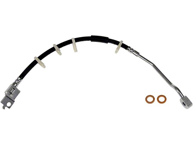 Front Brake Hydraulic Hose; Driver Side (93-95 Jeep Wrangler YJ w/ 4-Wheel ABS)