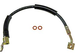 Front Brake Hydraulic Hose; Driver Side (97-06 Jeep Wrangler TJ)