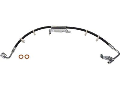 Front Brake Hydraulic Hose; Driver Side (11-18 Jeep Wrangler JK)