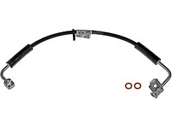 Front Brake Hydraulic Hose for Lifted Applications; Driver Side (07-10 Jeep Wrangler JK)