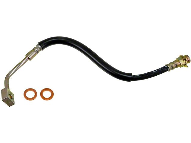 Front Brake Hydraulic Hose; Passenger Side (82-86 Jeep CJ7)