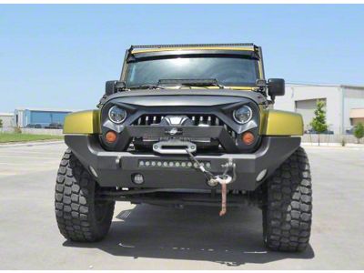 Front Bumper; Textured Black (18-25 Jeep Wrangler JL)