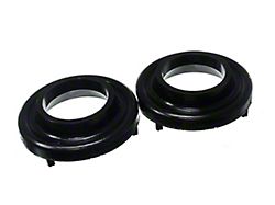 Front Coil Spring Isolators; Black (18-24 Jeep Wrangler JL)