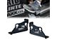 Front Foot Pegs; Flag Grille (07-18 Jeep Wrangler JK)
