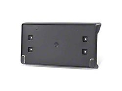 Front License Plate Mounting Bracket (18-24 Jeep Wrangler JL w/ Plsatic Front Bumper)