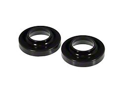 Front Sping Isolator Kit; Black (97-06 Jeep Wrangler TJ)