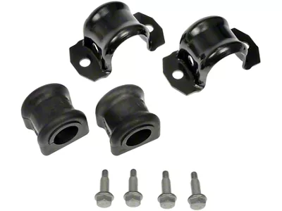 Front Stabilizer Bar Bracket Kit; To Frame; 30mm (97-06 Jeep Wrangler TJ)