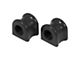 Front Sway Bar Bushing Kit; 30.55mm Bar; Black (07-14 Jeep Wrangler JK)