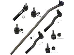 Front Tie Rods with Ball Joints and Drag Link (07-18 Jeep Wrangler JK)