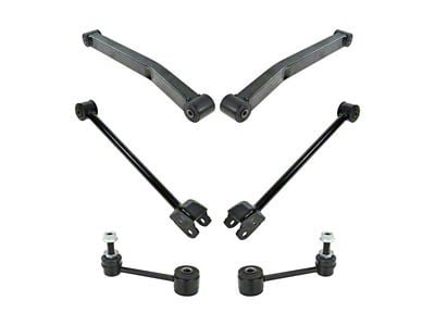 Front Upper and Lower Control Arms with Sway Bar Links (07-18 Jeep Wrangler JK)
