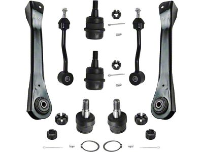 Front Upper Control Arms with Ball Joints and Sway Bar Links (97-06 Jeep Wrangler TJ)