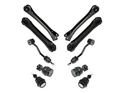 Front Upper and Lower Control Arms with Ball Joints and Front Sway Bar Links (97-06 Jeep Wrangler TJ)