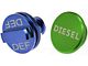 Capless Diesel Fuel Cap and DEF Cap (20-23 3.0L EcoDiesel Jeep Wrangler JL)