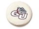 Gonzaga University Spare Tire Cover; White (66-18 Jeep CJ5, CJ7, Wrangler YJ, TJ & JK)