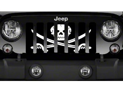 Grille Insert; Ahoy Matey (18-24 Jeep Wrangler JL w/o TrailCam)