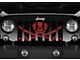 Grille Insert; Ahoy Matey Dark Red Pirate Flag (97-06 Jeep Wrangler TJ)