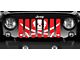 Grille Insert; Ahoy Matey Pirate Flag Red (76-86 Jeep CJ5 & CJ7)