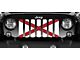 Grille Insert; Alabama Standard State Flag (76-86 Jeep CJ5 & CJ7)