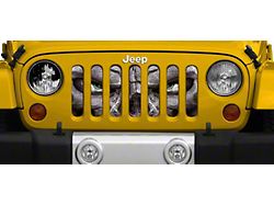 Grille Insert; Always Watching Green Eyes (87-95 Jeep Wrangler YJ)