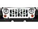 Grille Insert; Always Watching Lime Green Eyes (76-86 Jeep CJ5 & CJ7)