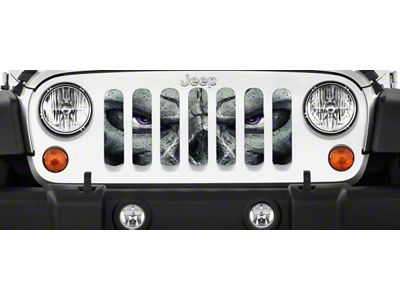 Grille Insert; Always Watching Purple Eyes (97-06 Jeep Wrangler TJ)