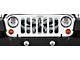 Grille Insert; Always Watching Purple Eyes (87-95 Jeep Wrangler YJ)