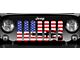 Grille Insert; American Soldier (18-24 Jeep Wrangler JL w/o TrailCam)