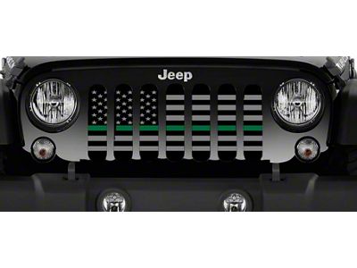 Grille Insert; American Tactical Back the Military (07-18 Jeep Wrangler JK)